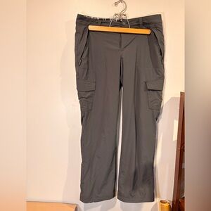 Women's Gray flannel lined Cargo Pants by Eddie Bauer